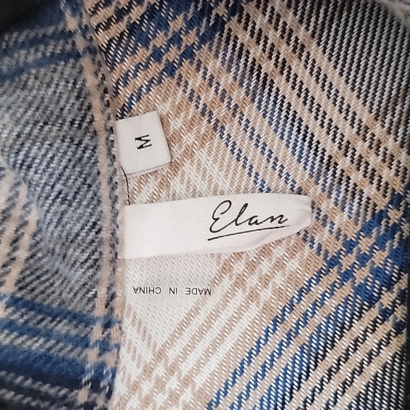 Blue Plaid Shacket (medium) - Picture 4 of 8